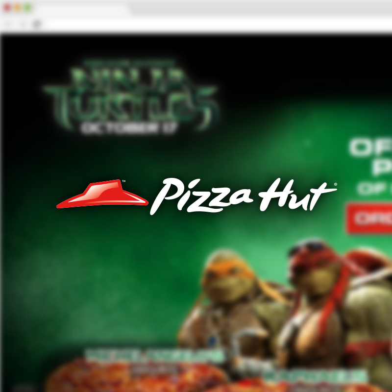 Pizzahut TMNT Microsite