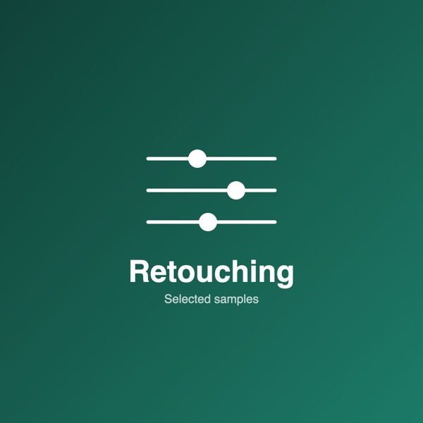 Retouching — selected samples, coming soon
